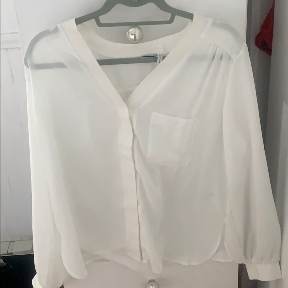 White blouse; ASOS. Never worn